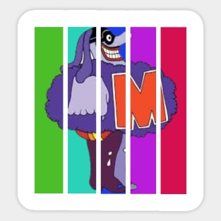 Max the Blue Meanie Sticker